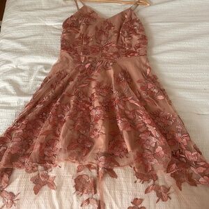 Two Sisters Pink Floral Dress NWT